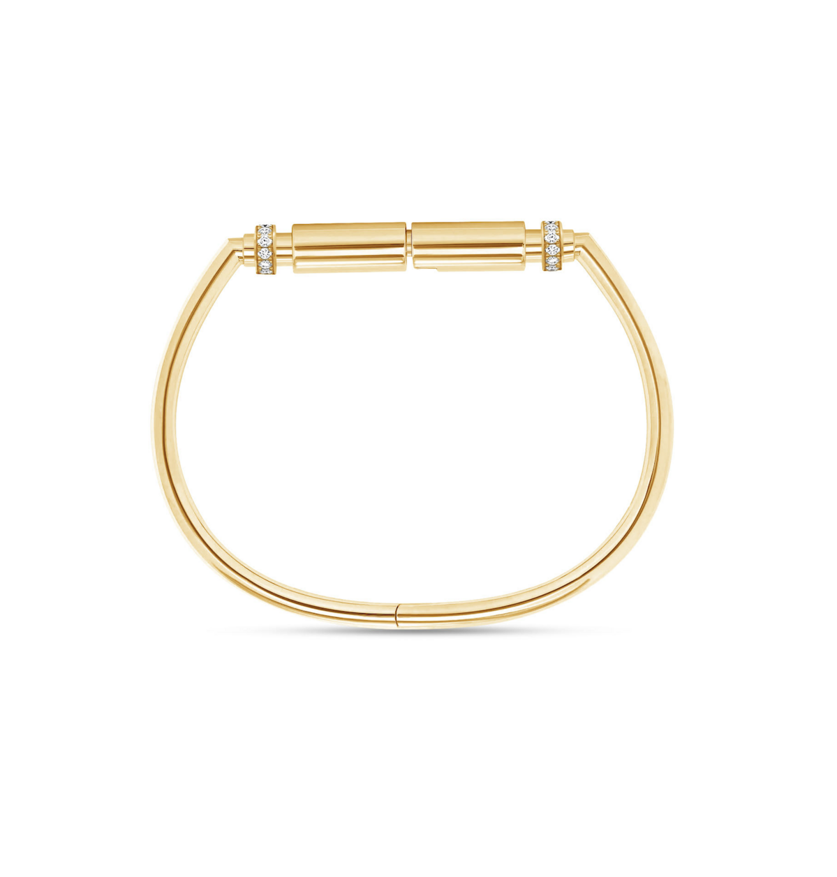The Dainty in 18K gold with diamonds